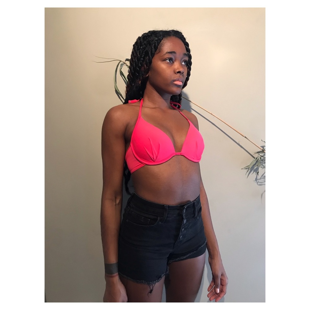 Bright Pink Bikini Top